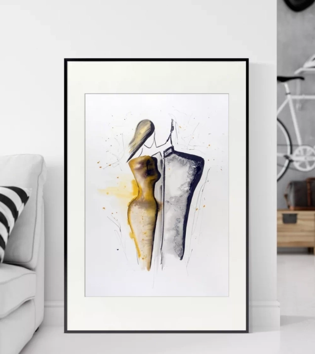Grafika, obraz na ścianę do salonu 50x70