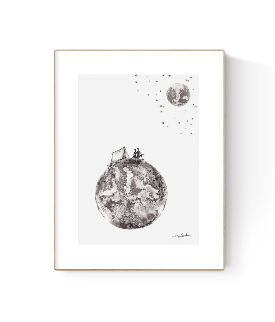Oryginalna grafika artystyczna A4 21x30 cm