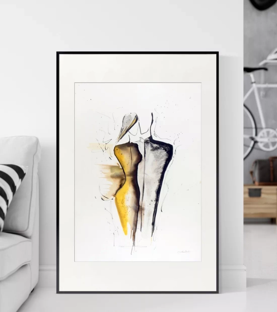 oryginalna-akwarela-50x70-abstrakcja-z-brazem