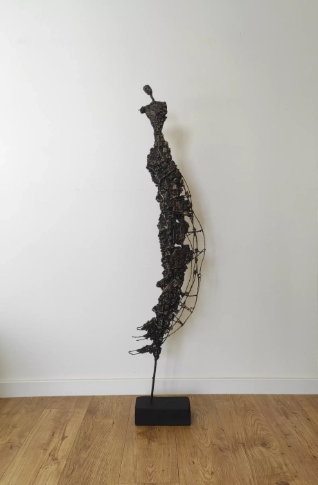 Duża rzeźba abstrakcyjna 141 cm