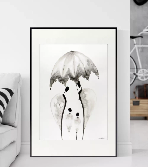 Oryginalna grafika artystyczna 50x70 minimal-art