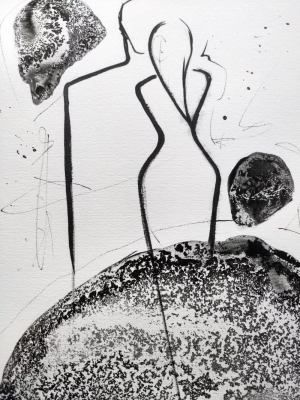 oryginalna-grafika-obrazek-a4-male-obrazy-minimal-art-zen