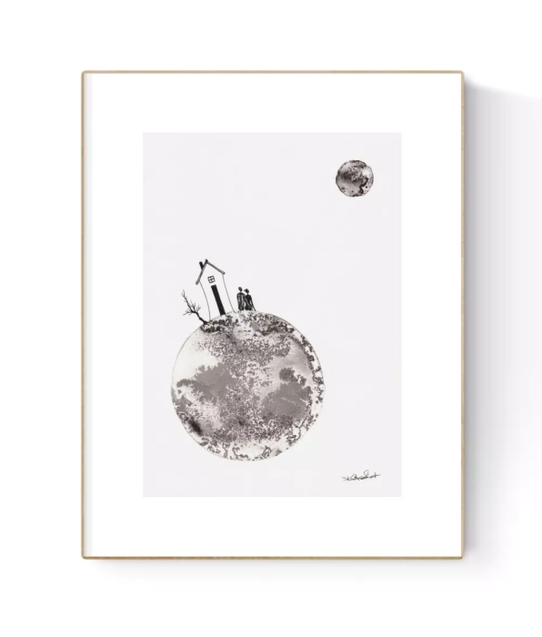 Grafika artystyczna tuszem A4