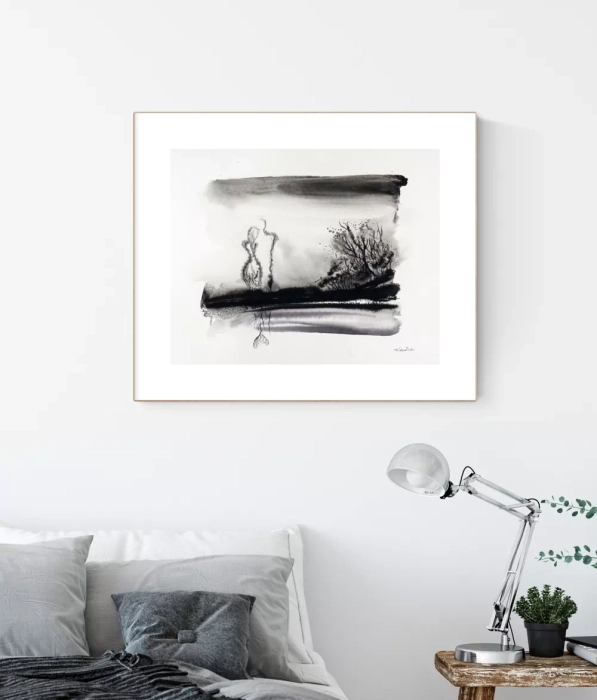 Grafika artystyczna 40x50 abstrakcyjna minimal-art