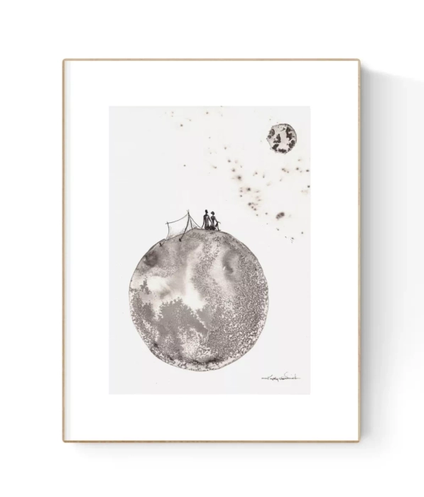 Grafika artystyczna tuszem A4
