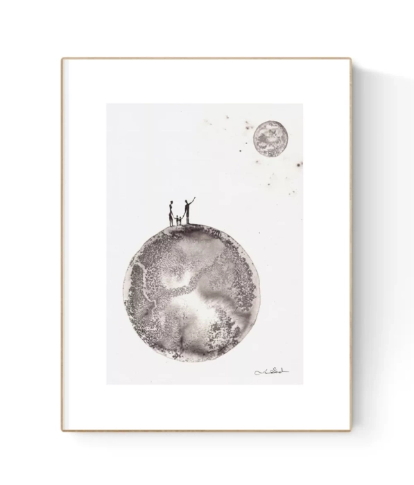 Grafika artystyczna tuszem A4